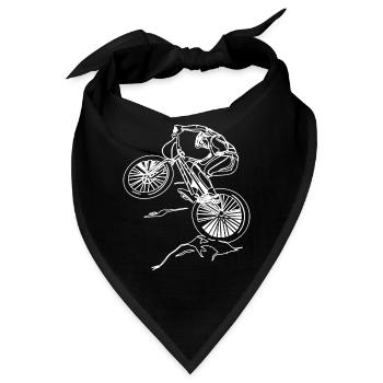 Freeride Trial Bike Radfahren - Bandana - Schwarz - Vorne
