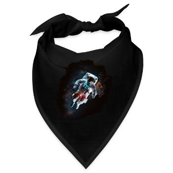 Astronaut Cosmonaut Sci-Fi character - Bandana - Schwarz - Vorne