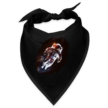 Astronaut Cosmonaut Sci-Fi character - Bandana - Schwarz - Vorne