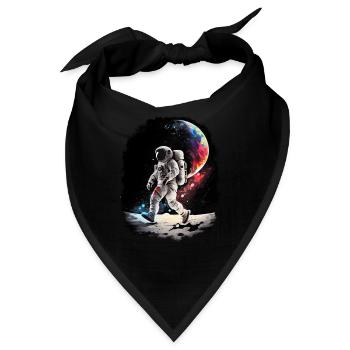 Astronaut Cosmonaut Sci-Fi character - Bandana - Schwarz - Vorne