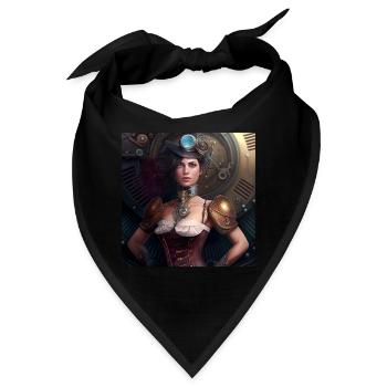 Steampunk Sci-Fi character - Bandana - Schwarz - Vorne