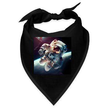Astronaut Cosmonaut Sci-Fi character - Bandana - Schwarz - Vorne