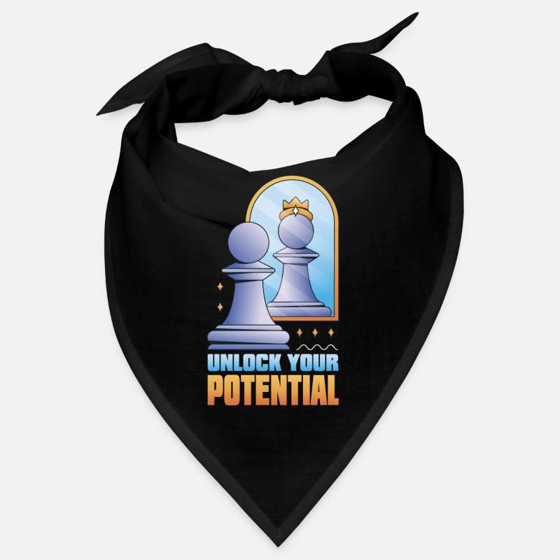 Unlock Your Potential Funny Chess Player Bandana