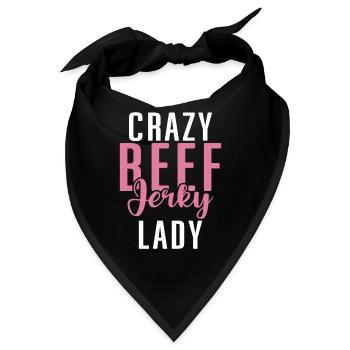 Beef Jerky Geschenk Beef Jerky Liebhaber - Bandana - Schwarz - Vorne