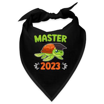 Master 2023 Studiumabschluss Studium Ende Master - Bandana - Schwarz - Vorne