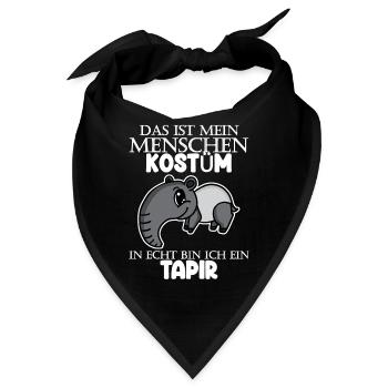 tapire tapire - Bandana - Schwarz - Vorne