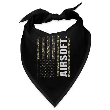 Sport Schießen Airsoft Schießen Spiele Gun Aim Lov - Bandana - Schwarz - Vorne