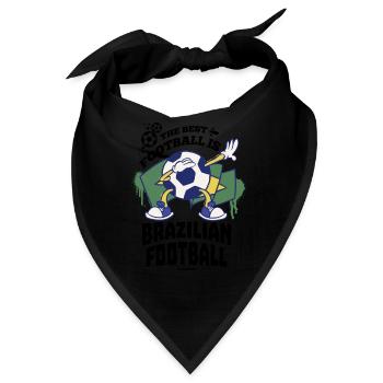 Brasilien - Bandana - Schwarz - Vorne