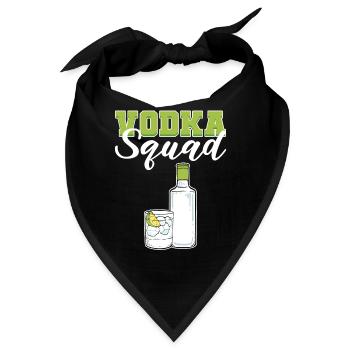 The Vod Squad Vodka Wodka - Bandana - Schwarz - Vorne