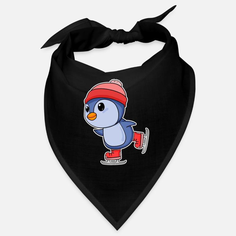 Pinguin Pinguine Seevogel Seevögel Eislaufen Bandana