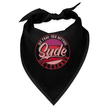 Die frau der Mythos die Legende Sude - Bandana - Schwarz - Vorne