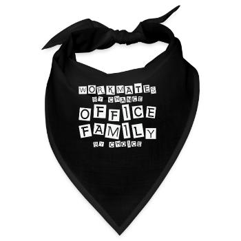 Arbeitskollege Büro Familie Freunde - Bandana - Schwarz - Vorne