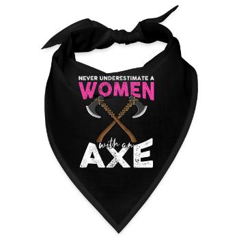 Axt Werfen - Bandana - Schwarz - Vorne