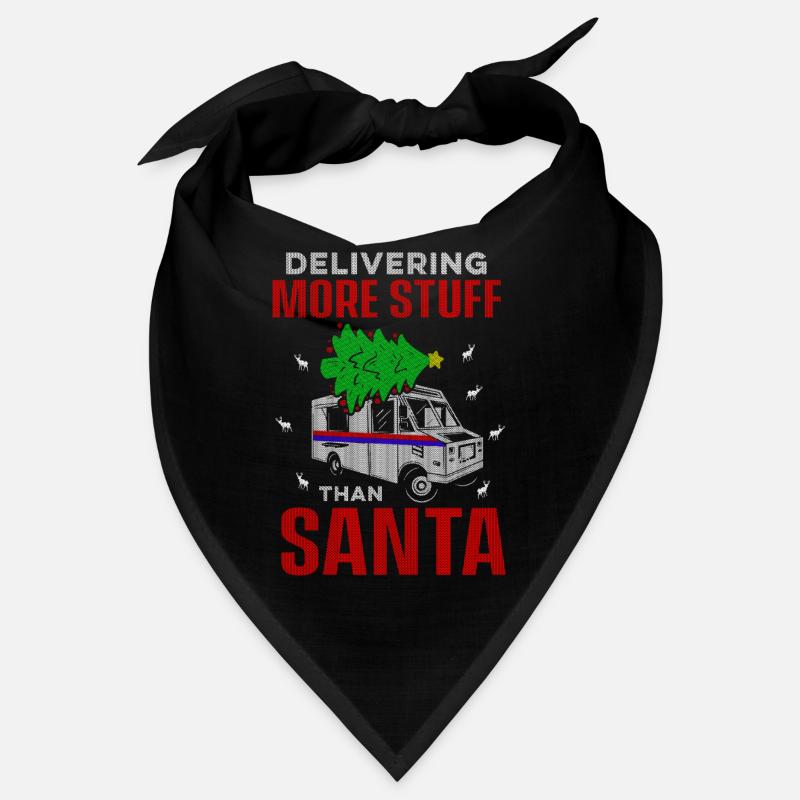 Conception de Noël moche pour les travailleurs des postes Bandana