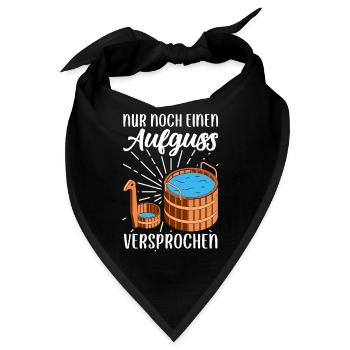 Sauna - Bandana - Schwarz - Vorne