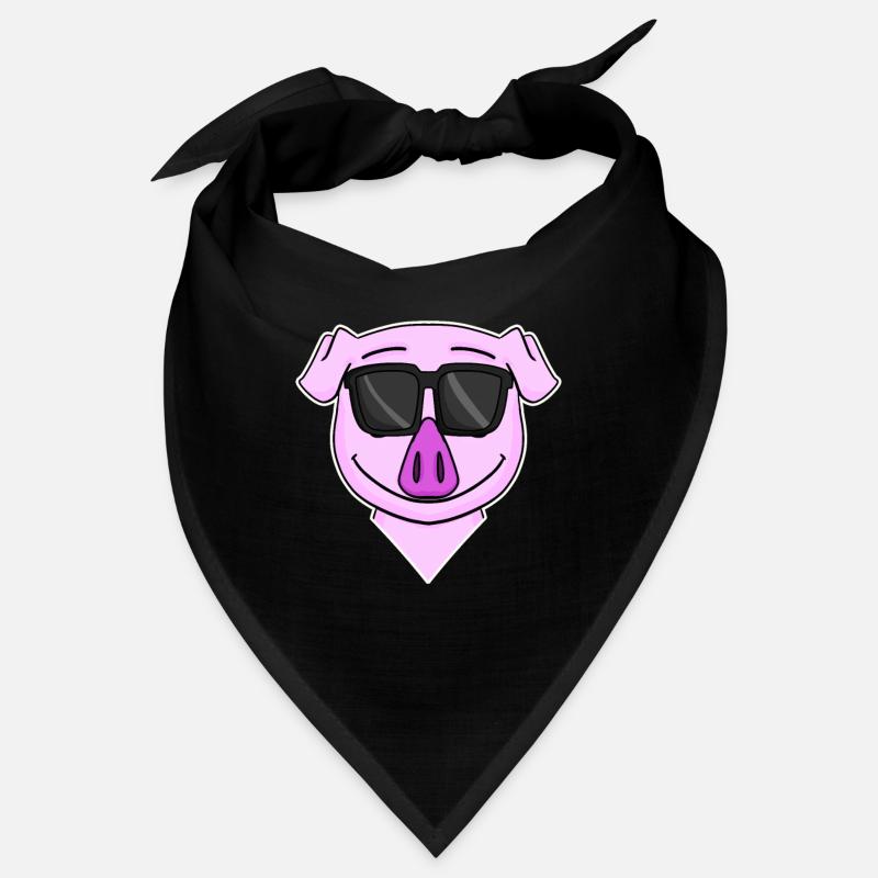 Schwein Kopf Tier - cooles Schwein Bandana