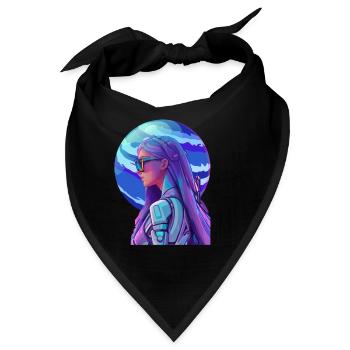 Space Fighter 2 - Bandana - Schwarz - Vorne
