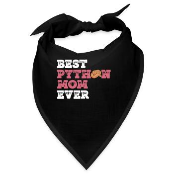 Königspython Mutter Banane Königspython Mama - Bandana - Schwarz - Vorne
