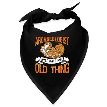 Archaeology Archaeologist Will Dig Archaeologist - Bandana - Schwarz - Vorne