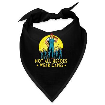 Klempner Klempnermeister Reparaturrohre Rohrzange - Bandana - Schwarz - Vorne