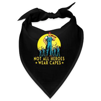 Klempner Klempnermeister Reparaturrohre Rohrzange - Bandana - Schwarz - Vorne
