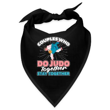 Judoka Paar - Bandana - Schwarz - Vorne
