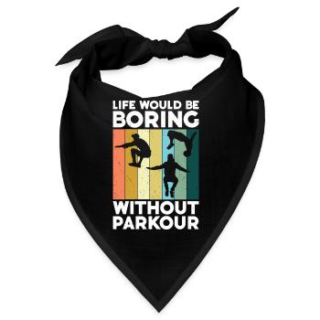 Parkour - Bandana - Schwarz - Vorne