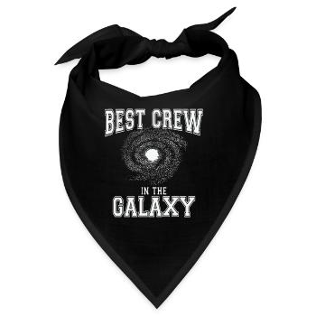 Galaxy Arbeitsplatz Mitarbeiter Crew Büro Familie - Bandana - Schwarz - Vorne