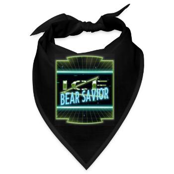 capitalist sayings statement backer - Bandana - Schwarz - Vorne