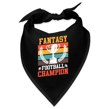 Fantasy Football Champion Fantasy Football Champ - Bandana - Schwarz - Vorne