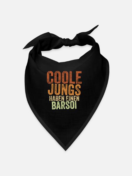 Barsoi - Bandana - Schwarz - Vorne
