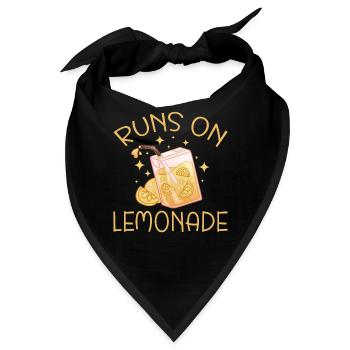 Limonade Geschenkideen - Bandana - Schwarz - Vorne