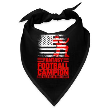 Fantasy Football Champ Champion Fantasy Football - Bandana - Schwarz - Vorne