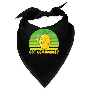 Limonade Geschenkideen - Bandana - Schwarz - Vorne