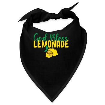 Limonade Geschenkideen - Bandana - Schwarz - Vorne