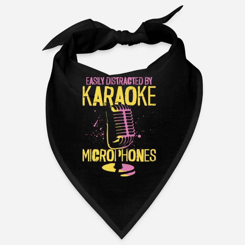 Karaoke Singer Easily Distracted Bandana