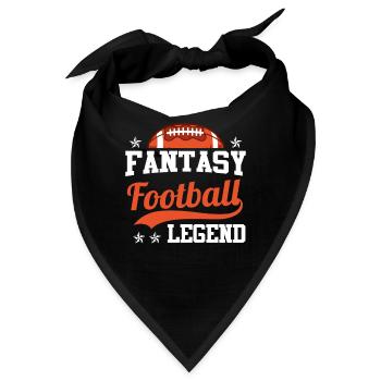 Fantasy Football Legend Fantasy Football Champion - Bandana - Schwarz - Vorne