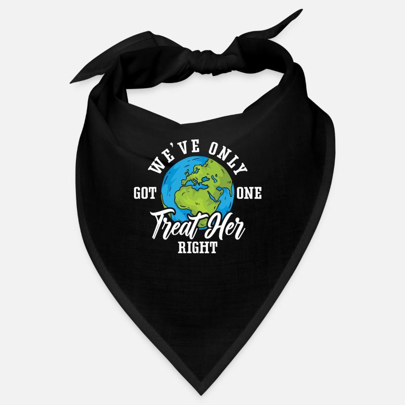 Climate Change We've Only Got One Environmentalist Bandana