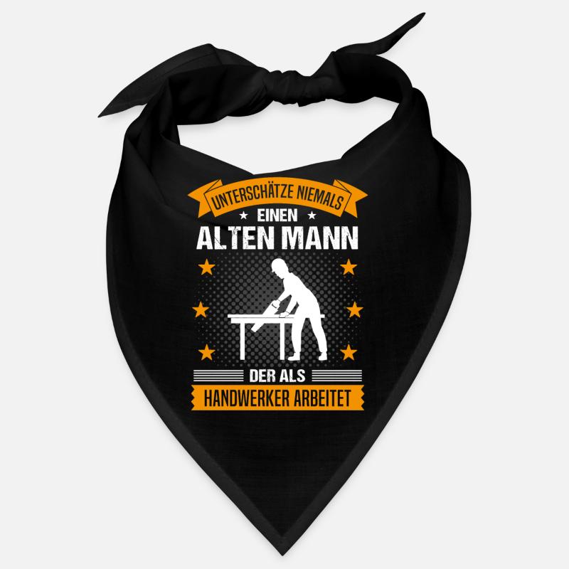 Handwerker Alter Mann Spruch Herren Geschenk Bandana