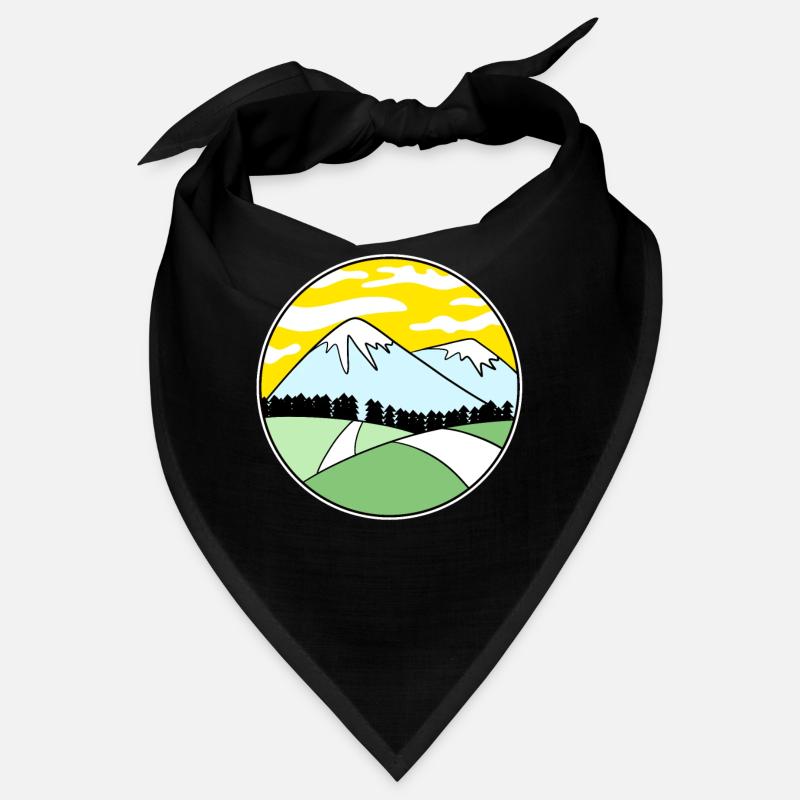 Mountain Mountains Mountain Peaks Bandana