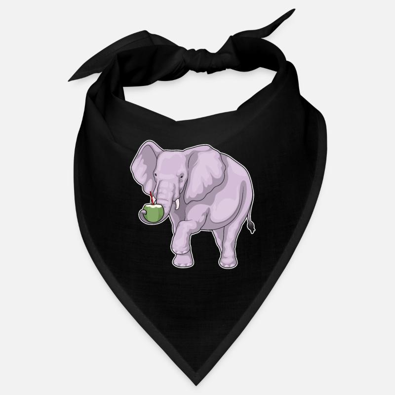 Elephant Coconut Bandana