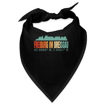 Freiburg - Bandana - Schwarz - Vorne