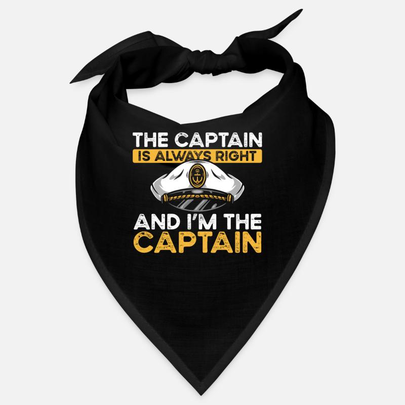 The captain is always right Bandana