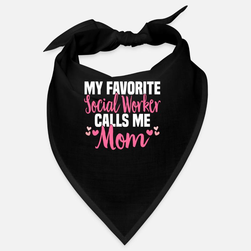 Social Work Social Work Social Work Mom Bandana