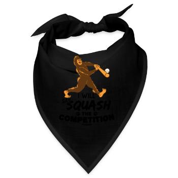 Sasquatch Baseball - Bandana - Schwarz - Vorne