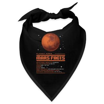 Mars - Bandana - Schwarz - Vorne