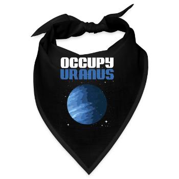 Uranus - Bandana - Schwarz - Vorne