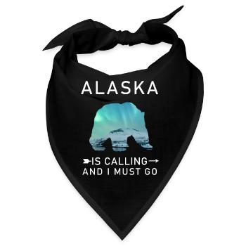 Alaska - Bandana - Schwarz - Vorne