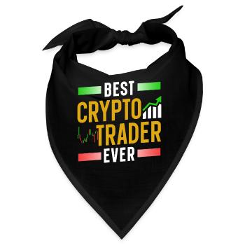 Bester Krypto Trader Aller Zeiten Crypto Traden - Bandana - Schwarz - Vorne