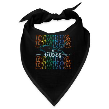 Scuba Diving Dive Dive Dive - Bandana - Schwarz - Vorne